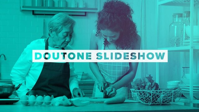 Trendy Colorful Duotone Slideshow Intro