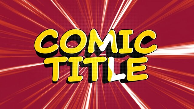 Poppy Famous Cartoon Text Title Intro