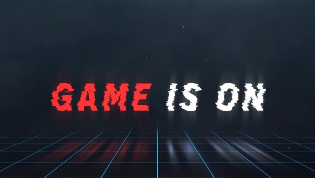 Game is On Ready Gaming Player Title Intro