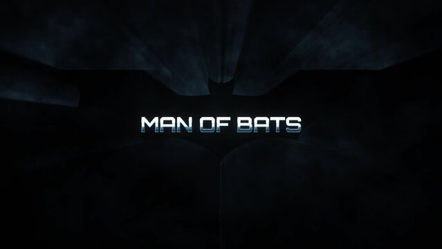 Man Of Bats Popular Superhero Title Intro