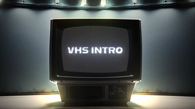 Old School VHS STV Zoom In Title Intro