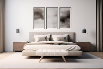 bedroom interior, luxury