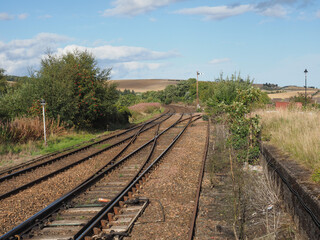 Obraz premium railway tracks perspective