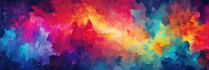  Abstract background with many vibrant colors and textures  © PinkiePie