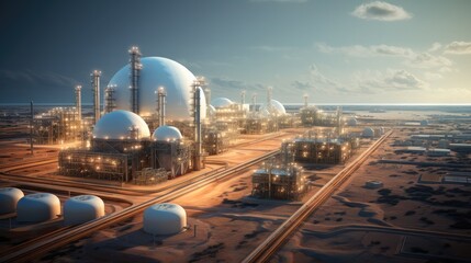 LNG Plant in Middle east.