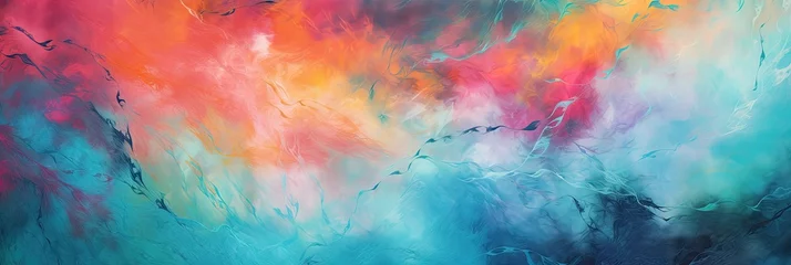 Foto op Plexiglas Mix van kleuren Abstract background with many vibrant colors and textures 