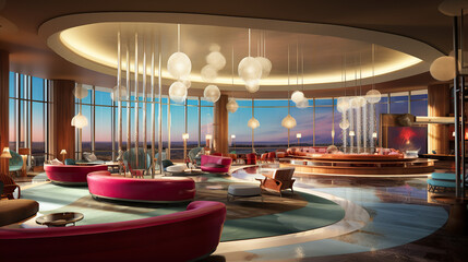 Luxury interiors. Generative AI