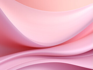 abstract soft pastel pink background with waves, AI Generation