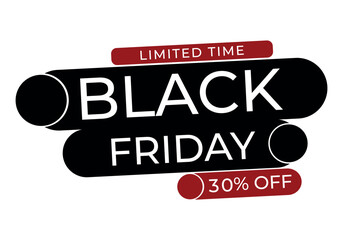 Obraz premium Black friday banner. Vector illustration. Black Friday sale