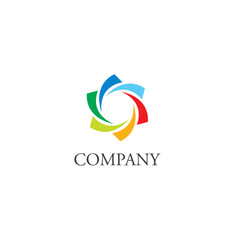 Celebration colorful community business, logo, design, brand identity, flat logo, company, editable, vector