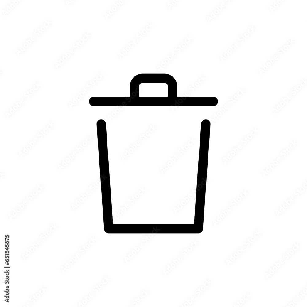 Poster Bin icon , Trash icon , delete icon , garbage can, rubbish icon - web ui interface website icons