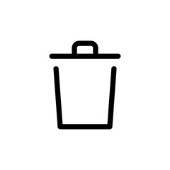 Bin icon , Trash icon , delete icon , garbage can, rubbish icon - web ui interface website icons