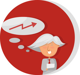 Smiling young man, illustration, vector on a white background.