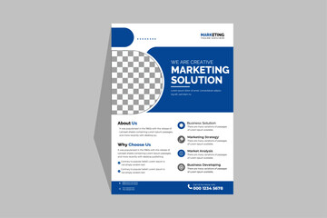 Business Flyer Corporate Flyer Template Geometric shape Flyer Circle Abstract Colorful concepts