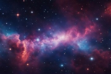 Colorful space galaxy cloud nebula Stary night cosmos Universe science astronomy Supernova background - obrazy, fototapety, plakaty