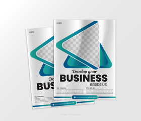 Corporate business flyer template design. marketing, business proposal, promotion, advertising, publication.