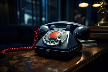 A support hotline in operation, showcasing the importance of accessible mental health services. Generative Ai.