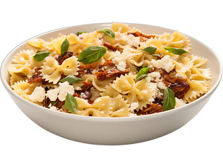Sun-dried Tomato Farfalle, Transparent Background
