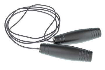 Skipping rope, jump rope. 3D rendering isolated on transparent background