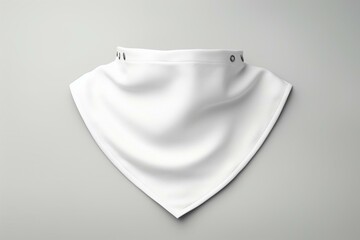 Blank pet bandana template with 3d render illustration. Generative AI