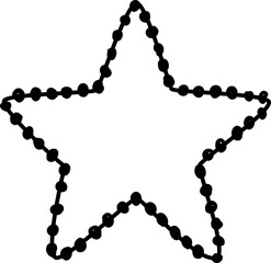 Hand drawn star
