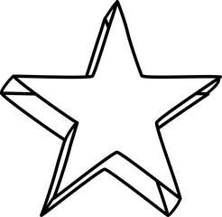 Hand drawn star
