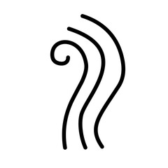 hot steam line icon