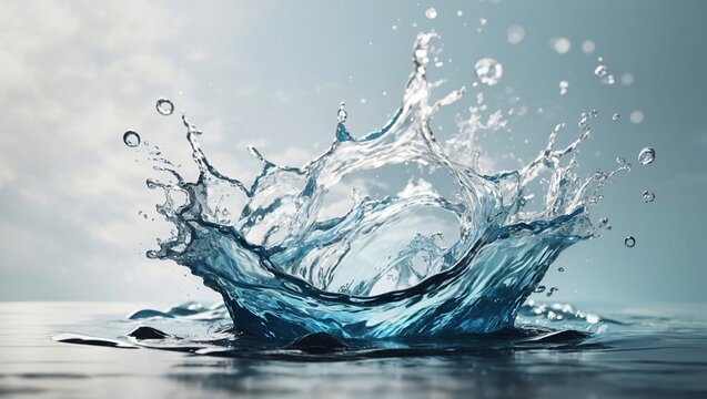 water splash. generated AI