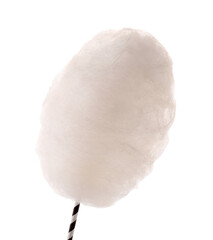 One sweet cotton candy isolated on white