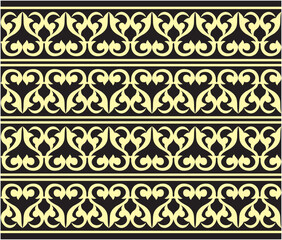 Vector illustration for Indonesian Riau Malay motifs, itik sekawan motif patterns. Good for use for batik motifs, songket motifs, backgrounds, decorations, etc.