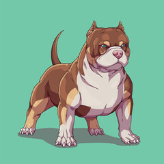 American bully pitbull dog bulldog