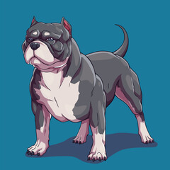 American bully pitbull dog bulldog