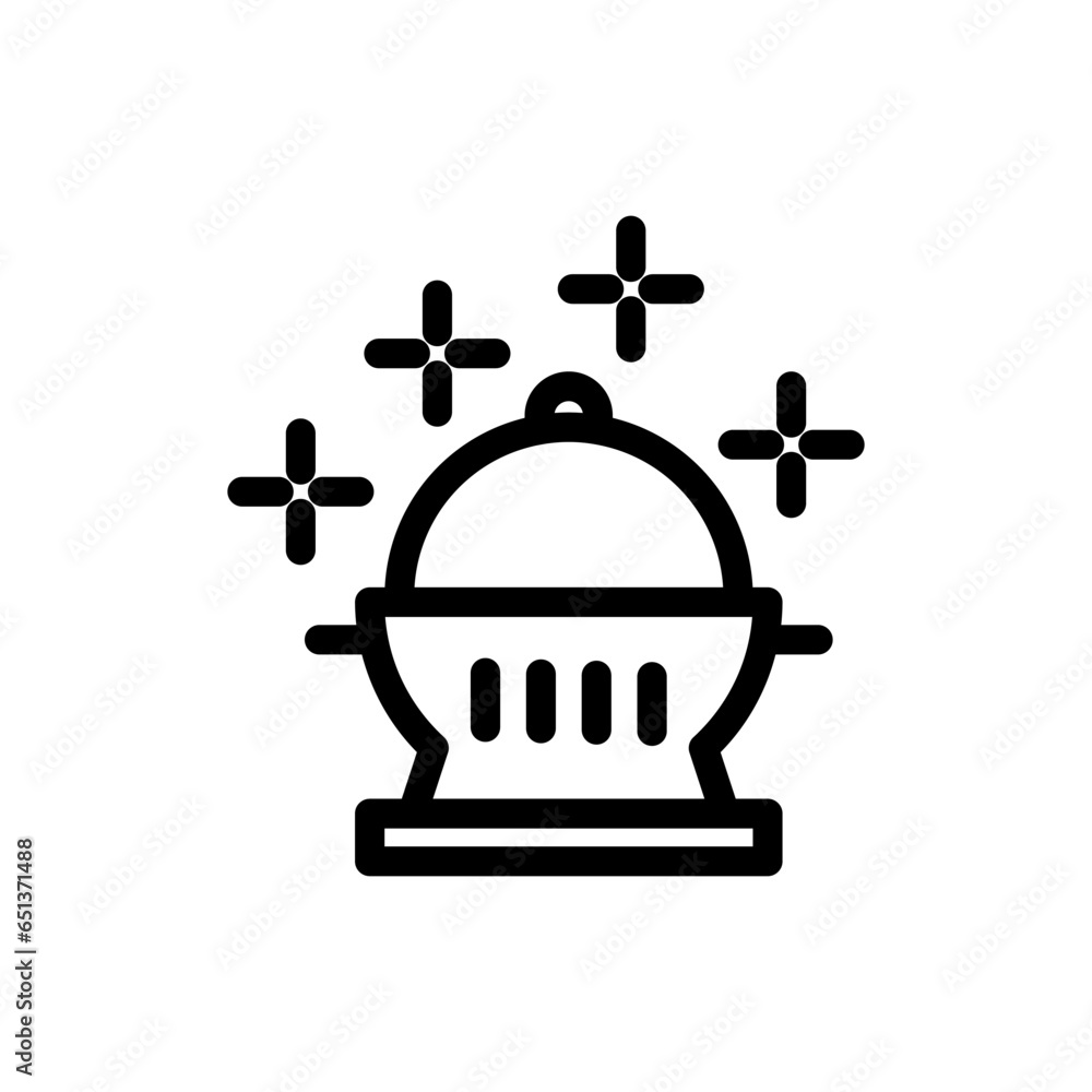 Poster cold food icon design. vector symbols in trendy and modern line style on white background suitable f