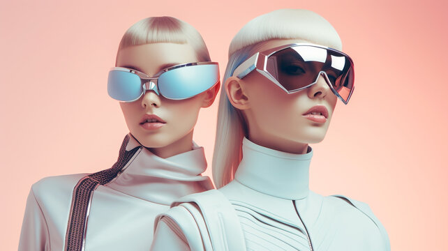 Women in futuristic fashion