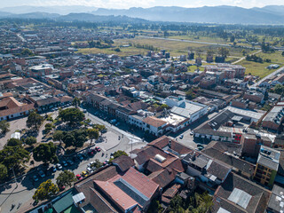 A Skyward Gaze at Ubaté's Rural Beauty