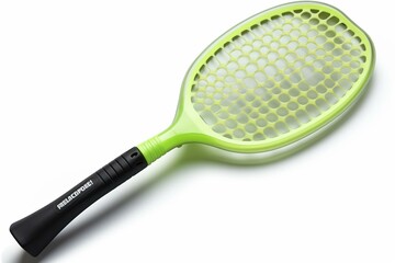 A transparent background image of a pickleball paddle used to play pickleball. Generative AI