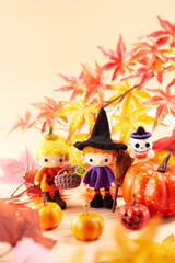 あみぐるみ人形　ハロウィンイメージ