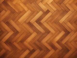 Warm Wood Flooring: Parquet Pattern Background
