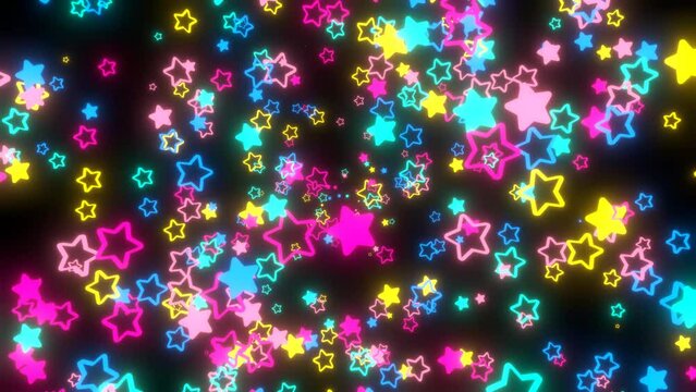 星 VJ ポップ パステルカラー カラフル ネオン [別Verあり]