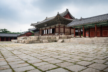 views of Changdeoggung palace complex in seoul south korea