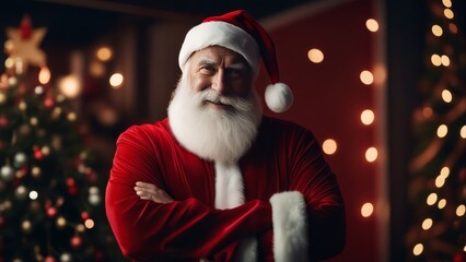 santa claus standing smiling