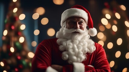santa claus standing smiling