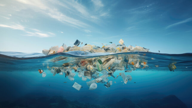 An AI-driven waste management system identifying and reducing plastic waste in oceans