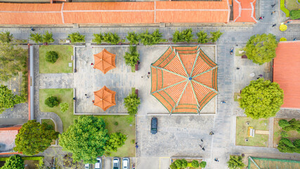 Aerial photography of Chengtian Temple in Quanzhou City, Fujian Province, China