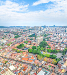 Aerial photography of the Confucian Temple in Quanzhou City, Fujian Province, China