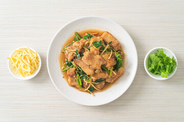 Stir Fried Fish with Chinese Celery