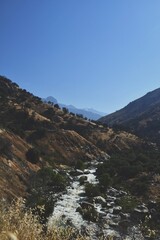 mountain landscape with river