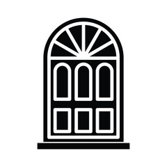 Fototapeta premium door icon design, illustration design