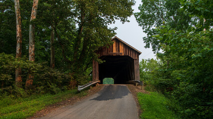 Fototapeta na wymiar George Miller Road Covered Bridge in Brown County, Ohio