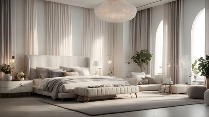Modern Living Room - Generative AI